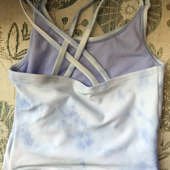 Gap Kids 2-Piece Bathing Suit - Light Blue Tie Dye, New - Picture 4 of 6